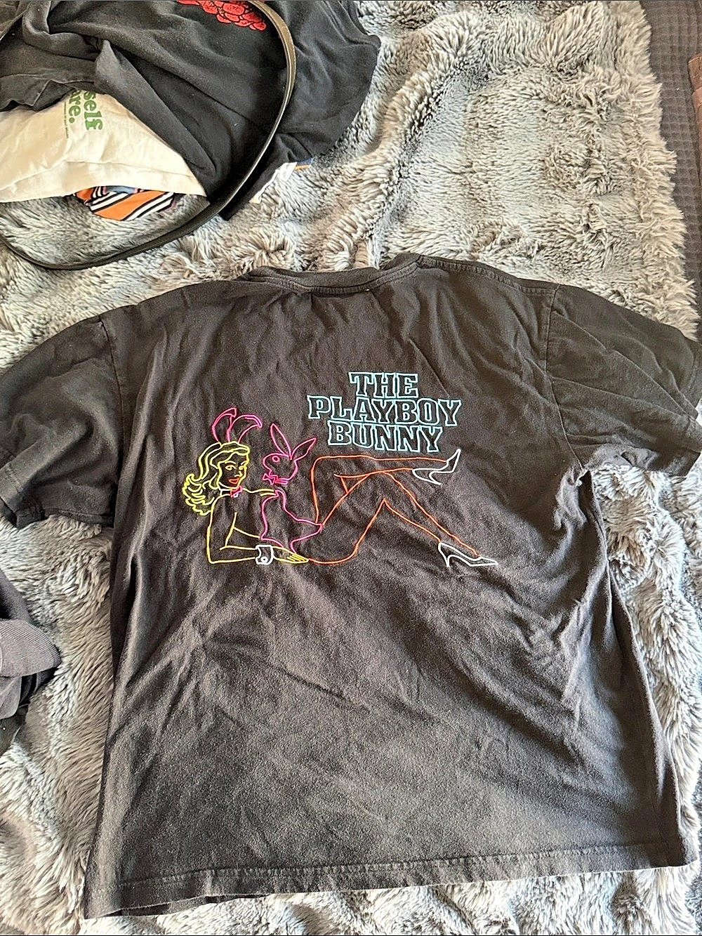 Playboy Graphic Short Sleeve Tee Black